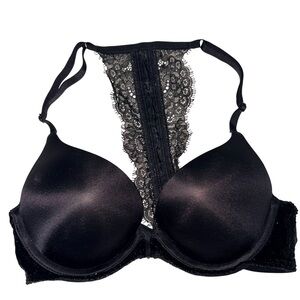 Victorias Secret Black Lace Women's push up  Bra size 32B
